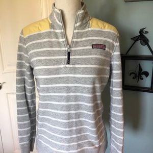 Vineyard Vines Shep Shirt Grey/White Stripe/Yellow